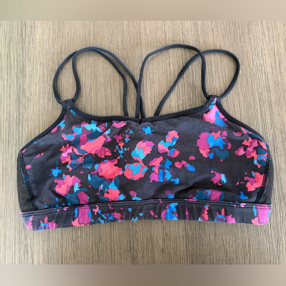 Colorful Lululemon Strappy Sports Bra